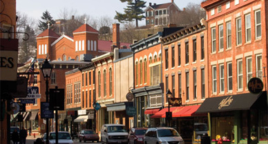 Photograph of Dowtown Galena, IL